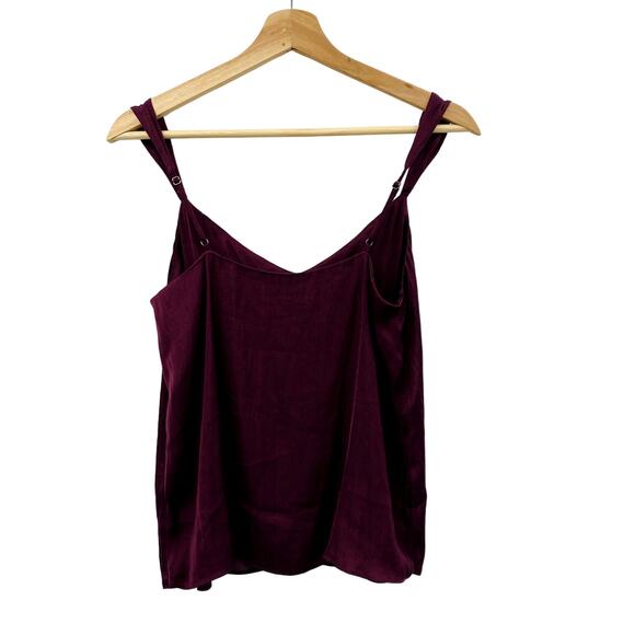 Evereve XS Deep Purple Sleeveless tank top - Picture 3 of 3